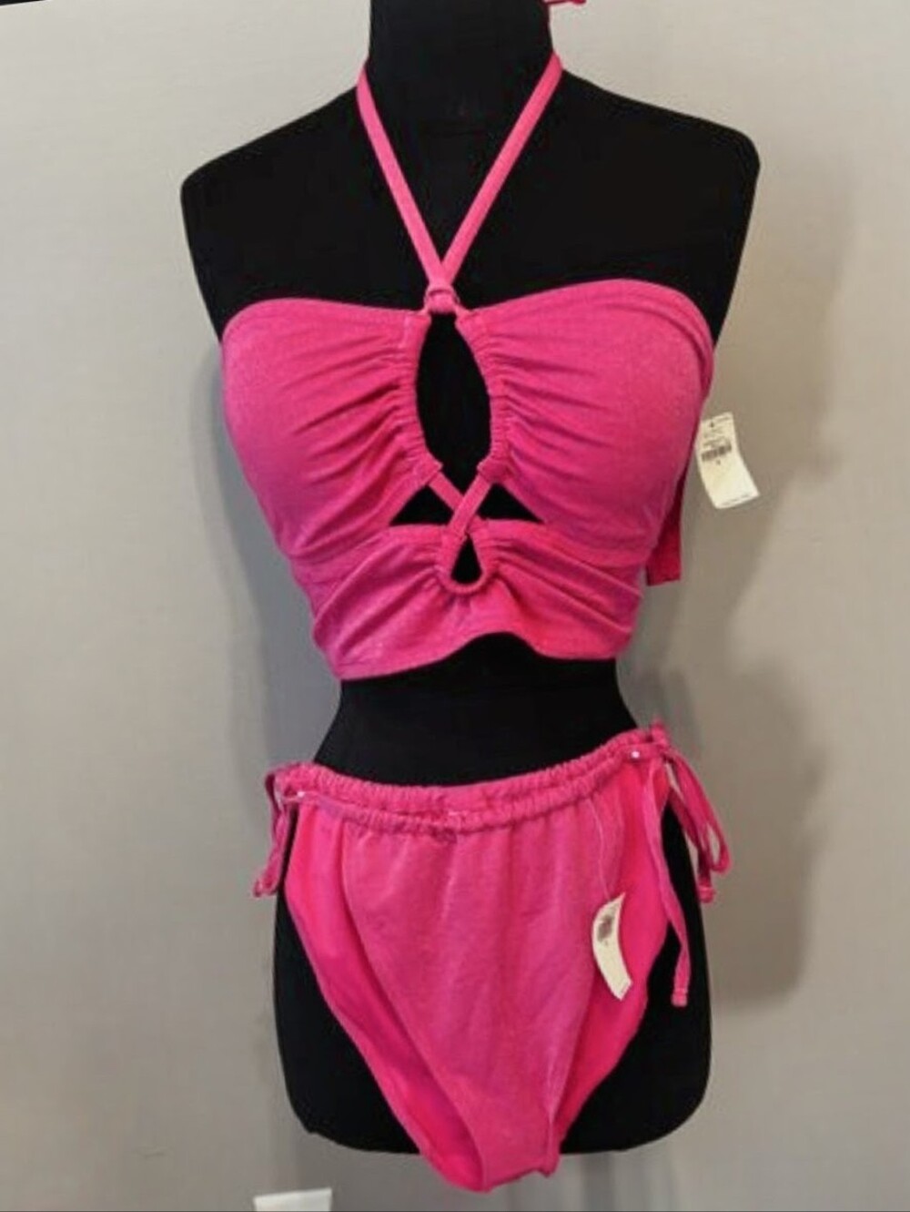 Old Navy Sparkly Magenta Women’s Bikini Set